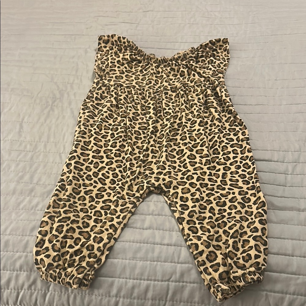 Leopard Print Baby Romper